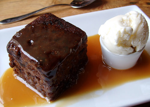 Thank God for sticky toffee pudding (my sister's favourite)
