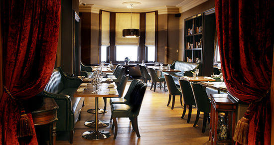 The smart but very comfortable Aubrey restaurant