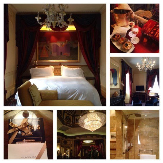 We had a stunning suite at the St. Regis Rome