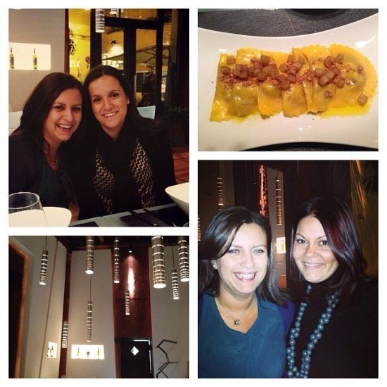 I adored our dinner at Glass Hostaria with my sister Renata and my friend Maria.