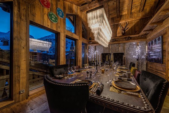 Dinner with a view indeed. Perfect for a holiday with friends and family.