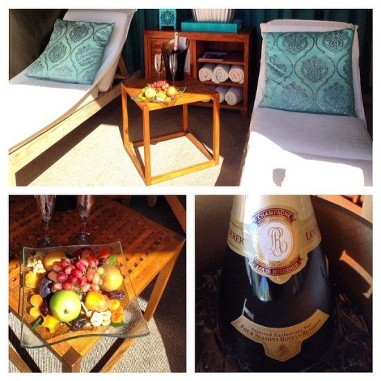 Ending our fab stay at the Beverly Wilshire in style...