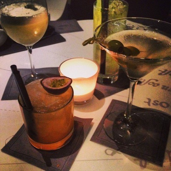 A dirty martini for me, yes please. Was kind of getting under the city's skin. Or not.