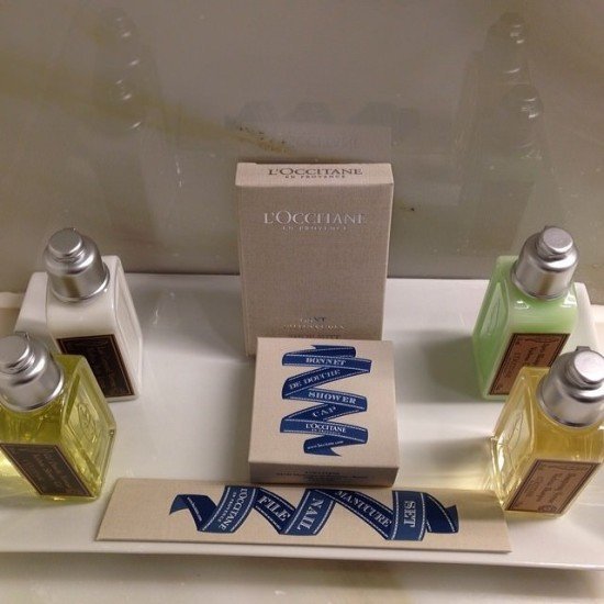 The L'Occitane amenity kit