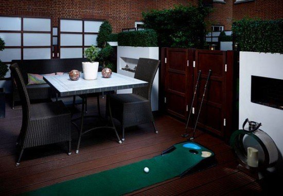I did not play mini-golf, but I really enjoyed my little private outdoor space.
