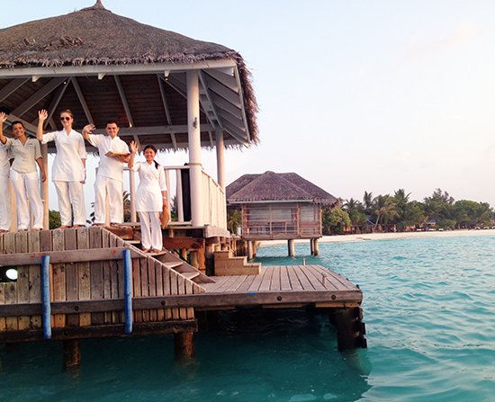 All guest arrivals and departures are always an occasion at Lux Maldives