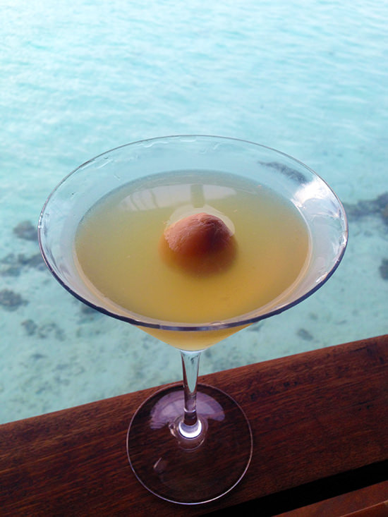 Yummy lychee cocktails… I miss Lux Maldives already!