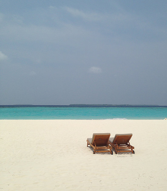 I am better at this than skiing. At Iru Fushi.