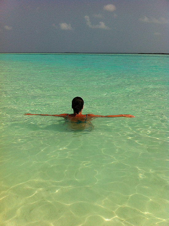 I sat down for hours at Iru Fushi