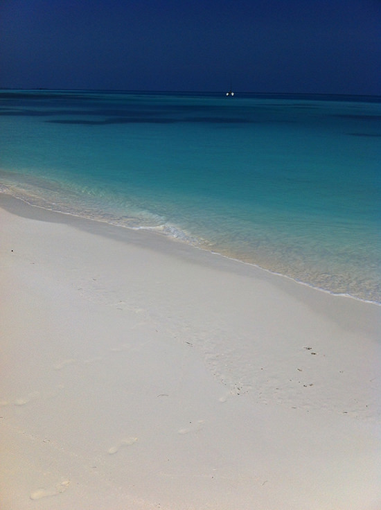 Not a soul, if I don't want to see anyone - at Iru Fushi