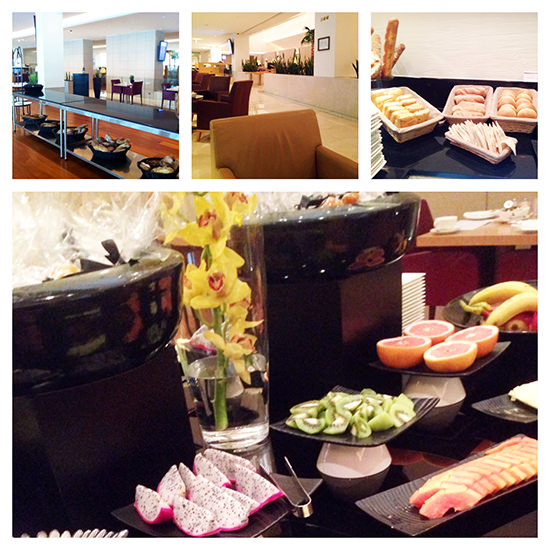 Great food selection at both lounges