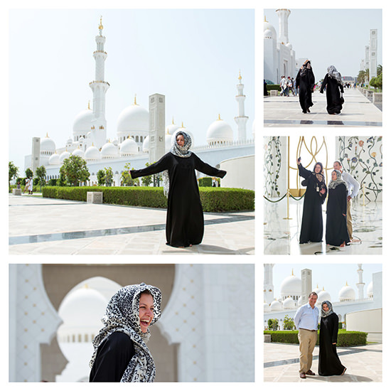 The imposing Sheik Zahed Mosque. Photos by Bernard Richardson for Flytographer.