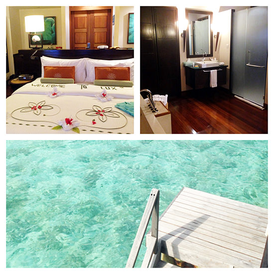 Our water villa at Lux Maldives