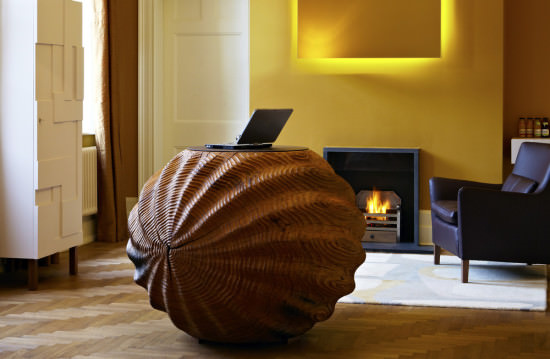 Not your average hotel reception for sure