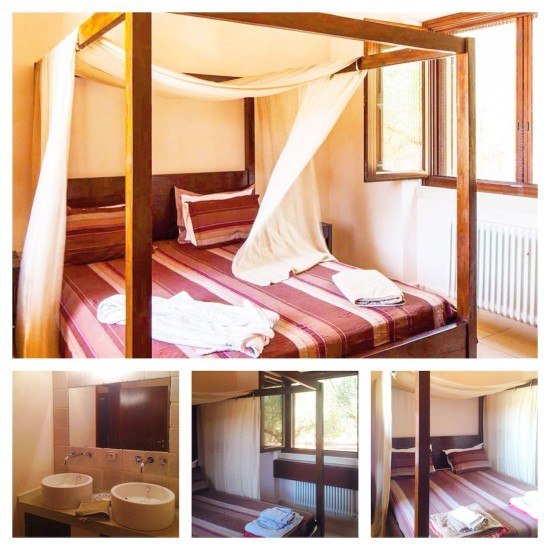 Our fab bedroom which was very well decorated and designed - everything was super simple, but of the highest quality. You really got a sense of place, and I loved it.