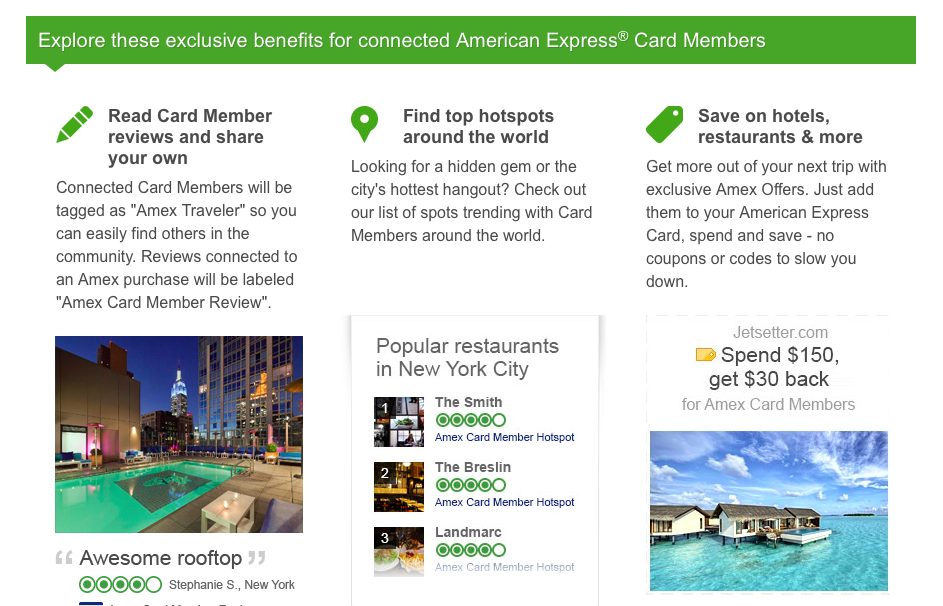 Discover more with American Express and TripAdvisor