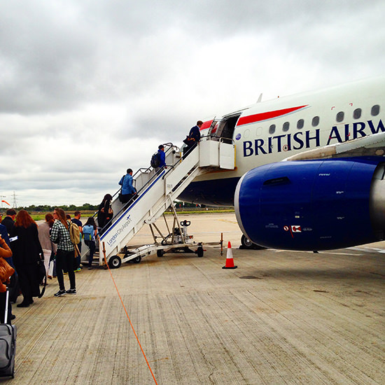 Possibly one of the most civilised flights ever...