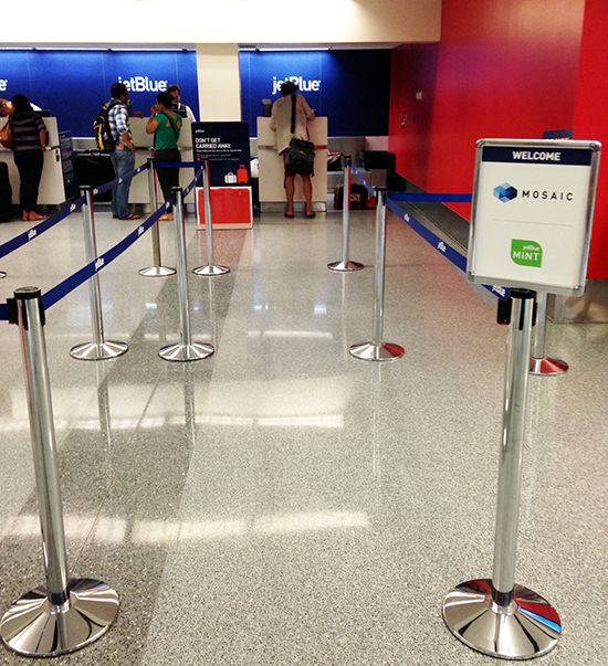 Smooth check-in for all passengers, to be fair.