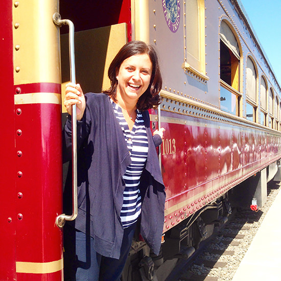 In my element!! I loved the Wine Train.