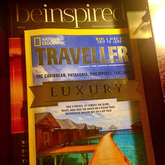 The magazine selection