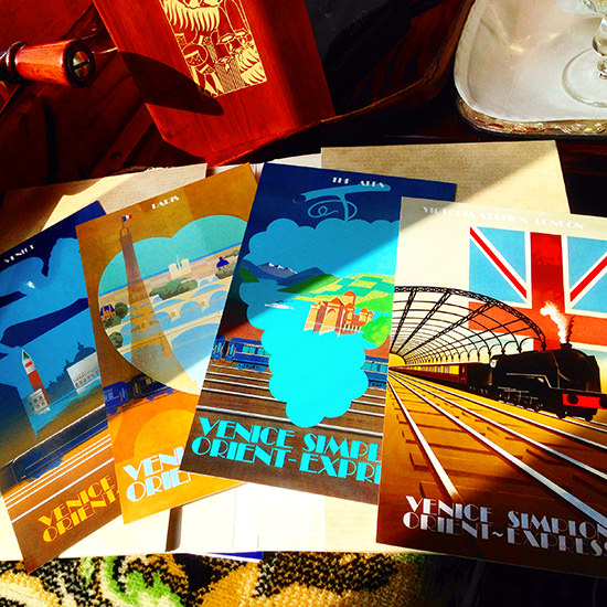 How cool were the postcards?