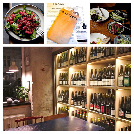 A good and relaxed dinner at Manfreds
