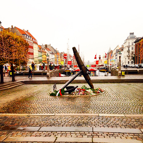 No sun in Nyhavn but still quite pretty