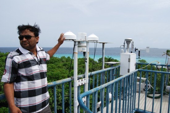 Dr Krishnakant Bubhavant of Maldives Climate Observatory