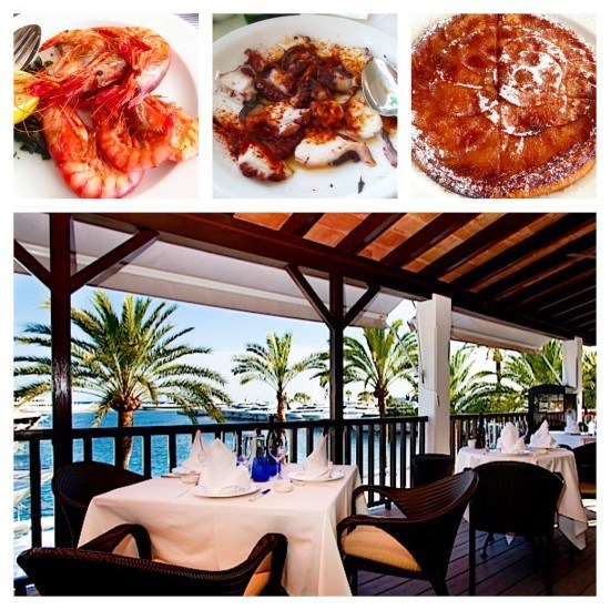 Local delicacies and.. the view...