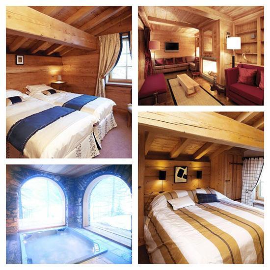 Some of the other bedrooms, the living space and the hot tub!