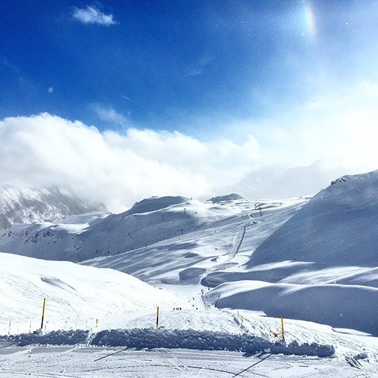 The mountains were almost just for us