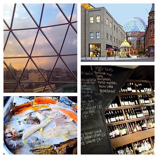 First impressions of Belfast. Good thing I had brought an appetite.