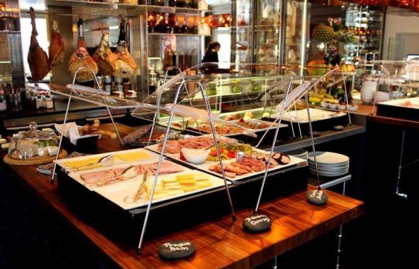 A very very nice breakfast buffet (with cooked to order hot dishes) at the Four Seasons Prague. Photo by hotel.