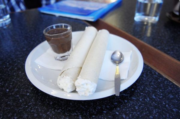 Good lord. Cream and chocolate. And apparently Napoleon's favourite dessert. Photo taken with Leica T.