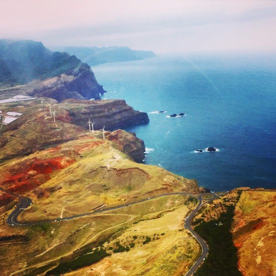 Landing in Madeira is a truly unique experience - not for the faint hearted. But our approach was stunning, even on a cloudy day.