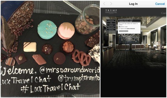 Trump Toronto Hotel welcome amenity and free wifi mrs o around the world luxury travel blog