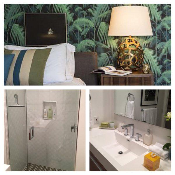 blue door palm springs green bedroom bathroom jonathan adler