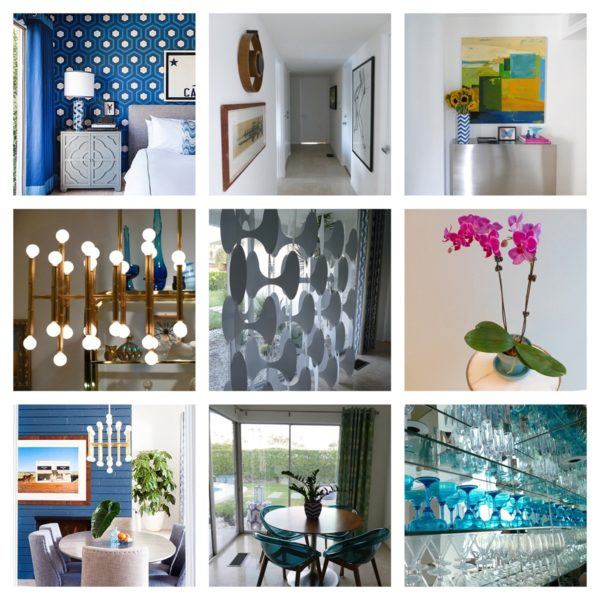 blue door palm springs jonathan adler decor details