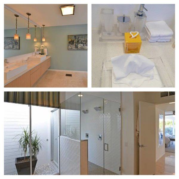 blue door palm springs master bathroom