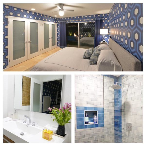 palm springs blue door blue bedroom details