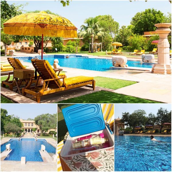 Oberoi Rajvillas Jaipur India swimming pool
