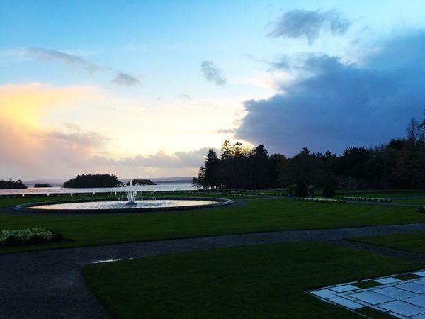 ashford castle luxury hotel ireland grounds sea view