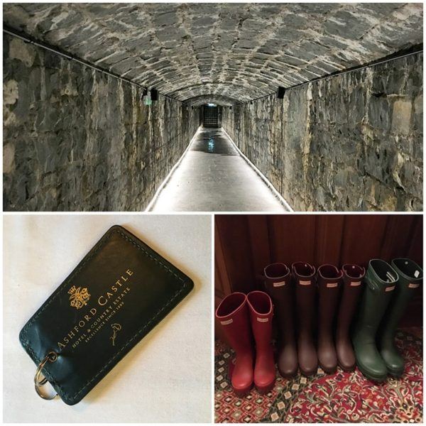 ashford castle luxury hotel ireland hunter boots wine cellar room keys