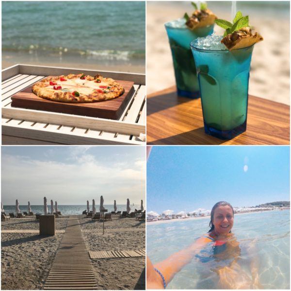 sani dunes luxury beach hotel resort halkidiki greece sovereign luxury travel drone photo of resort pool beach pizza