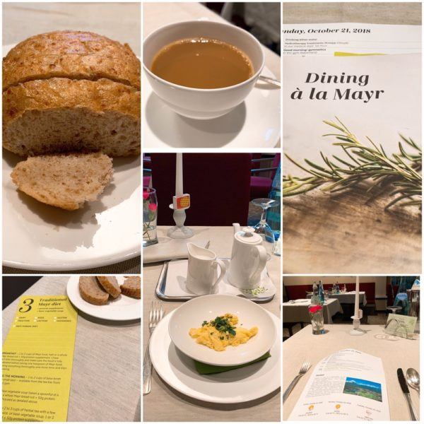 Park Igls detox medical spa austria innsbruck mayr cure diet setting mayr bread breakfast