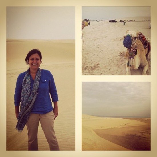 The quiet of the desert.. humm...
