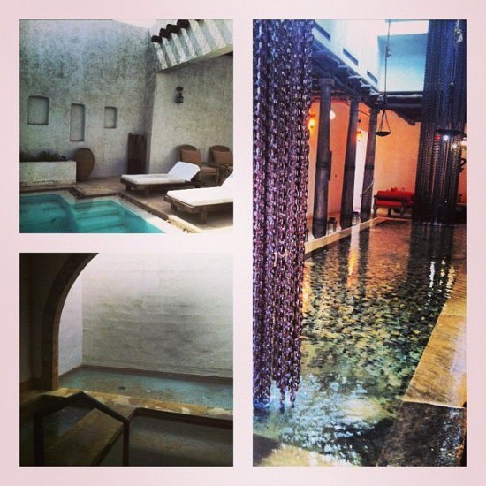 The beautiful Six Senses Spa at the Sharq Village