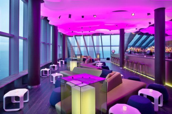 Eclipse bar at W Barcelona