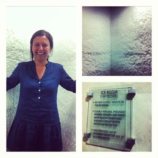 An ice room is a must!