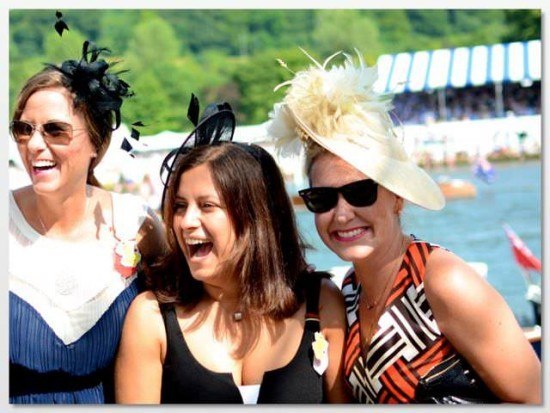 Leah, myself and Lauren looking the part!
